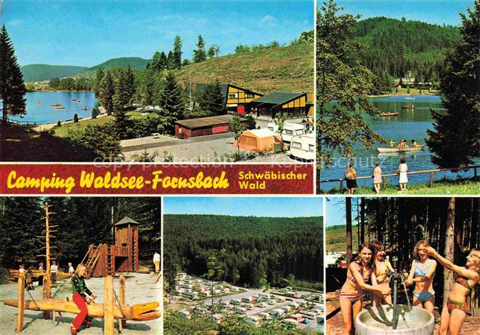 Fornsbach Murrhardt Camping Waldsee Teilansichten Panorama