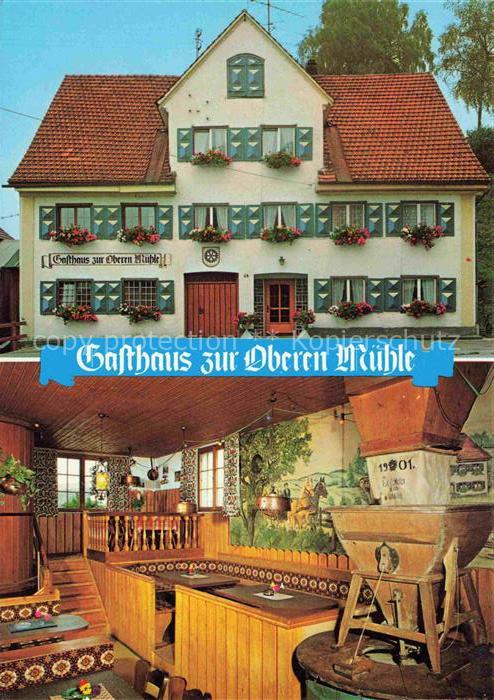 Leutkirch Gasthaus zur Oberen Muehle Gaststube