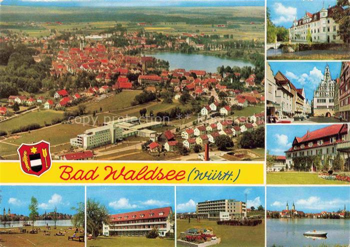 Bad Waldsee Fliegeraufnahme Orts und Teilansichten