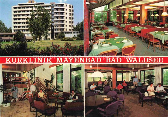 Bad Waldsee Kurklinik Mayenbad Speisesaal Foyer