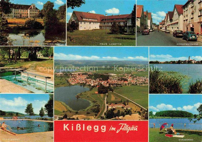 Kisslegg Schloss Haus Loretto Herrenstrasse Wassertreten Schwimmbad Panorama Str