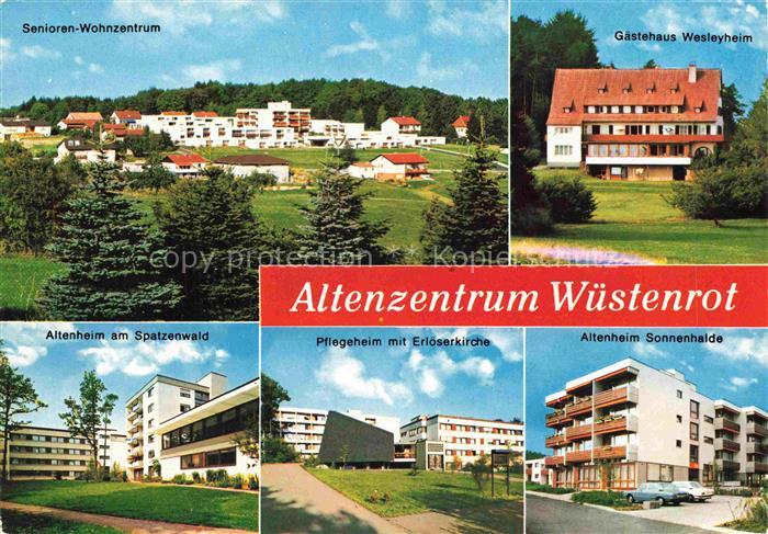 Wuestenrot Senioren Wohnzentrum Gaestehaus Wesleyheim Altenheim am Spatzenwald P