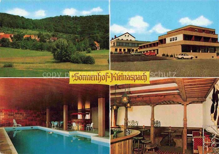 Kleinaspach Aspach BW Gasthof Sonnenhof Hallenbad Gastraeume