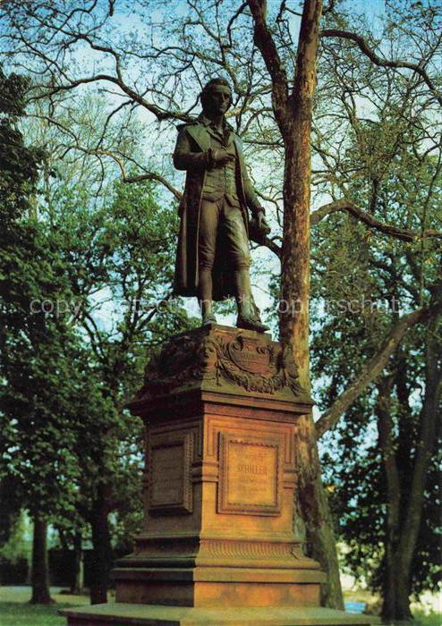 Marbach  Neckar Schiller Denkmal auf der Schillerhoehe