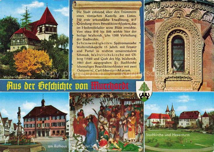 Murrhardt Rems-Murr-Kreis BW Walterichskirche Fenster Am Rathaus Stadtkirche und