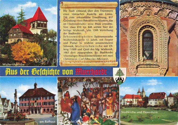 Murrhardt Rems-Murr-Kreis BW Walterichskirche Rathaus Walterichskapelle oelberg