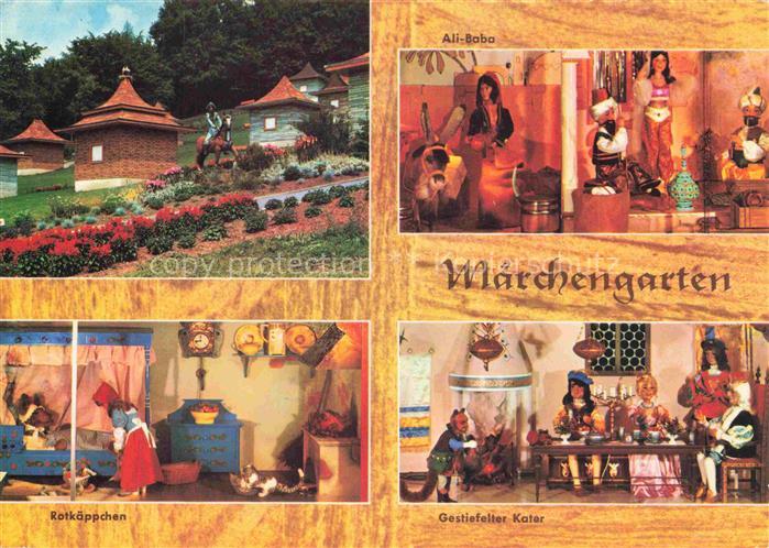 Sulzbach Murr BW Maerchengarten Rotkaeppchen Ali Baba Gestiefelter Kater