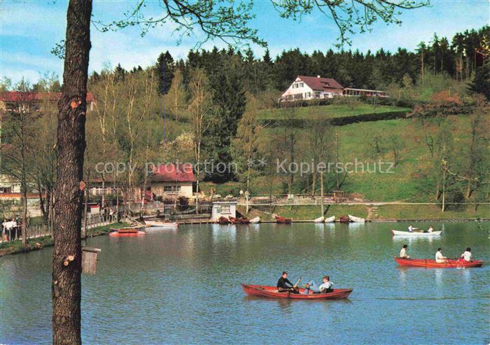 Fornsbach Murrhardt Waldsee mit Campingplatz