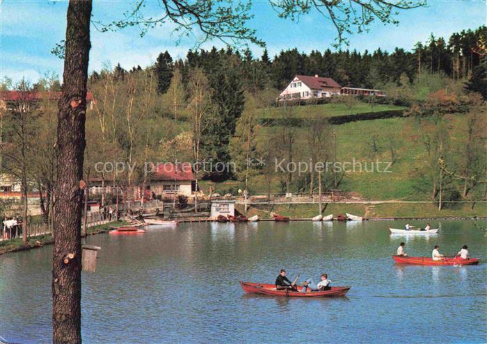 Fornsbach Murrhardt Waldsee mit Campingplatz