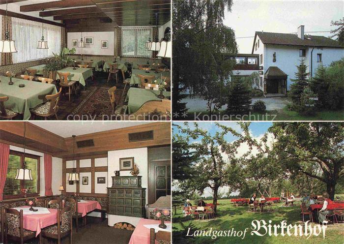 Schlichenhoefle Landgasthof Birkenhof Gastraeume Garten