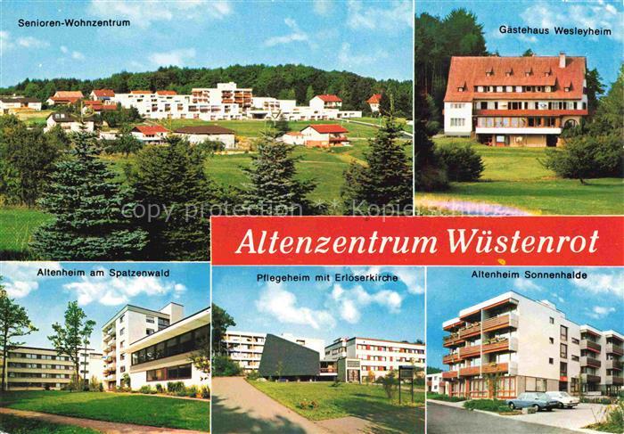 Wuestenrot Senioren Wohnzentrum Gaestehaus Wesleyheim Altenheim am Spatzenwald P