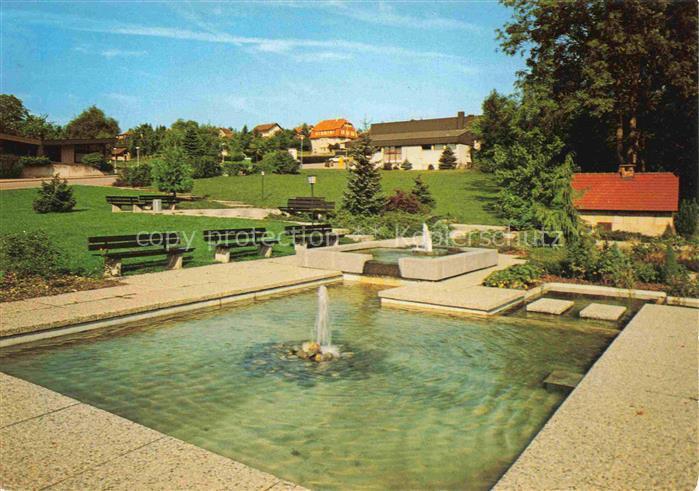Wuestenrot Park Springbrunnen