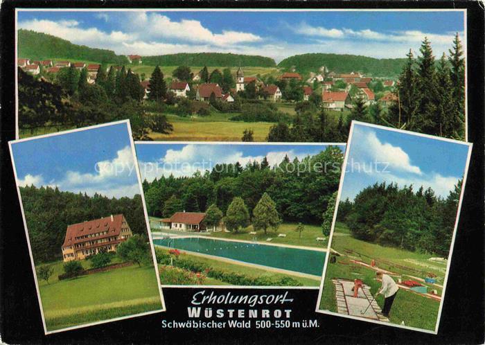 Wuestenrot Panorama Sanatorium Schwimmbad Minigolf
