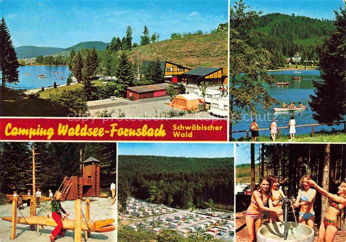 Fornsbach Murrhardt Camping Waldsee Seepartien Teilansichten
