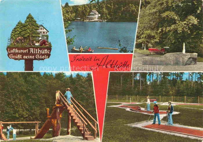 Sechselberg Schild Seepartie Brunnen Spielplatz Minigolf