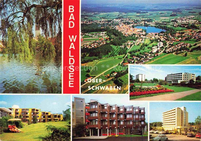 Bad Waldsee Seeblick Fliegeraufnahme Park Hochhaeuser