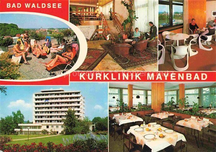 Bad Waldsee Kurklinik Mayenbad Terrasse Gastraeume