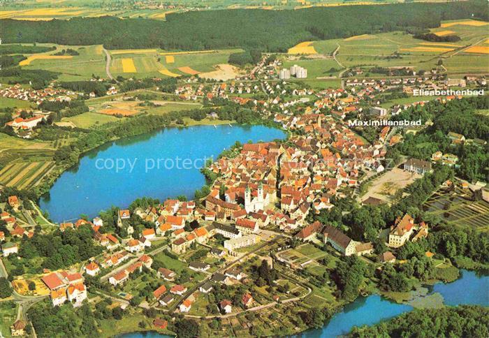 Bad Waldsee Fliegeraufnahme mit Maximilianbad und Elisabethenbad