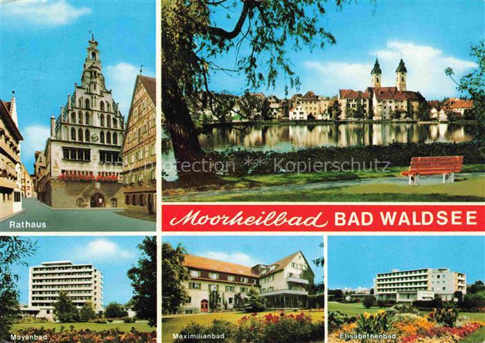 Bad Waldsee Rathaus Mayenbad Maximilianbad Elisabethenbad Panorama