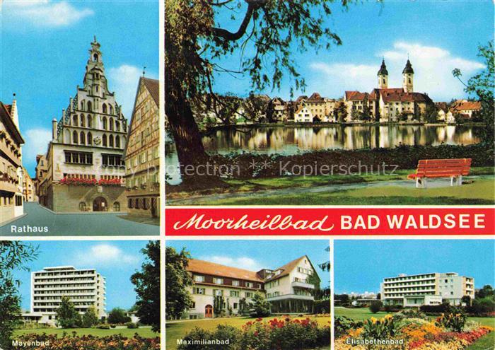 Bad Waldsee Rathaus Mayenbad Maximilianbad Elisabethenbad Panorama