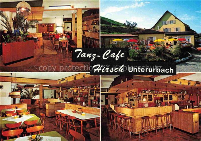 Unterurbach Bad Waldsee Tanz Cafe Hirsch Gastraum Bar