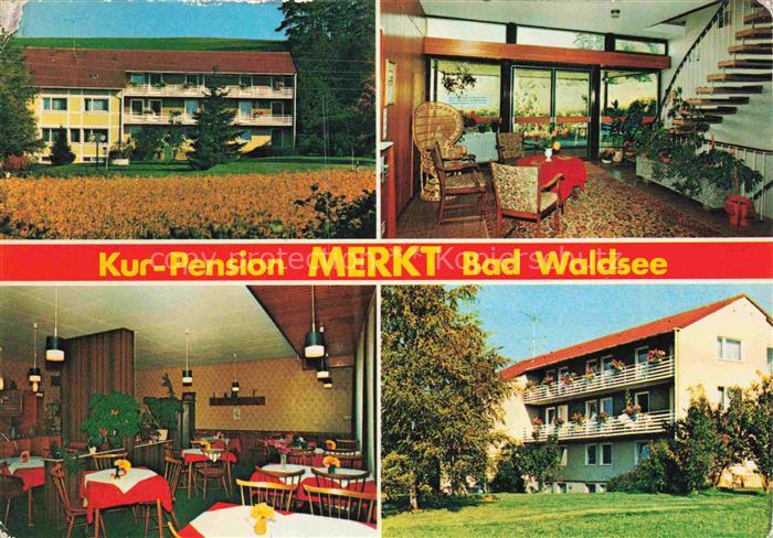 Bad Waldsee Kur Pension Merkt Treppe Gastraum Park
