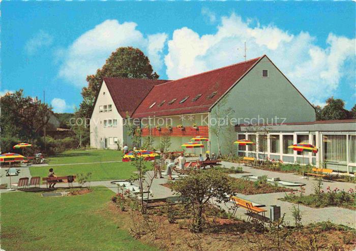 Alttann Allgaeu VdK Erholungsheim mit Minigolfanlage