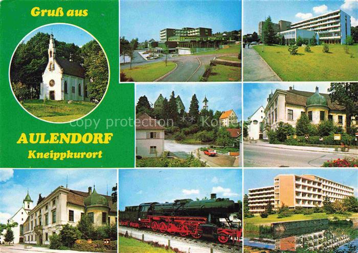 Aulendorf Parksanatorium Teilansichten Lokomotive