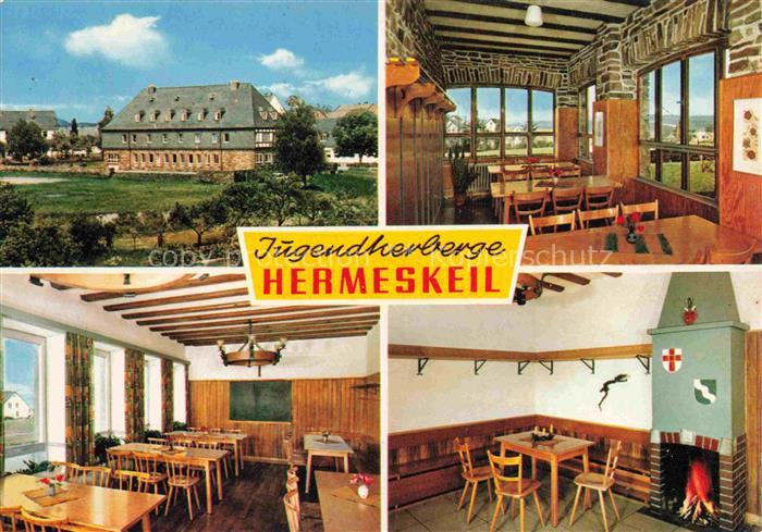 Hermeskeil Jugendherberge Speiseraum Kamin