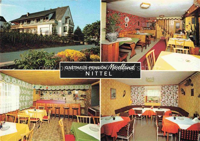 Nittel Trier-Saarburg Rheinland-Pfalz Gasthaus Pension Moselland Gastraeume