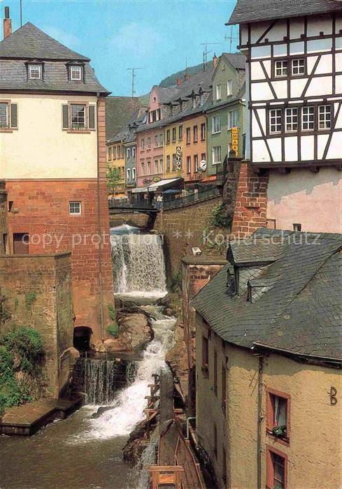 Saarburg Saar Rheinland-Pfalz Altstadt Wasserfall