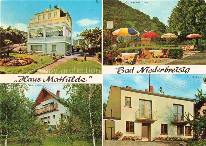 Bad Niederbreisig Hotel Pension Haus Mathilde Gartenterrasse