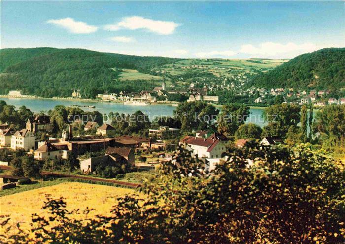 Bad Niederbreisig Panorama Blick ueber Bad Hoenningen