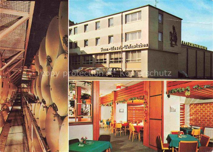 Wiltingen Weinstube Kellereianlagen des Saar-Winzervereins Gastraum