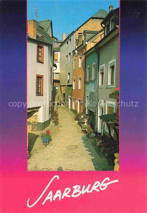 Saarburg Saar Rheinland-Pfalz Gasse Altstadt