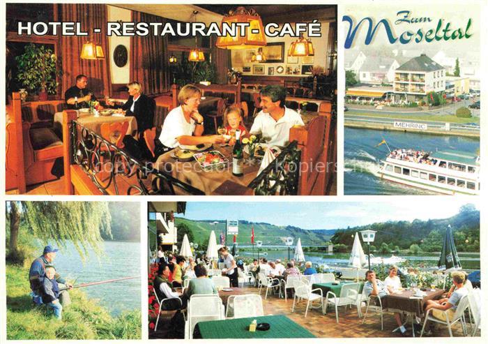 Mehring Mosel Hotel Restaurant Café Zum Moseltal Gastraum Terrasse Angeln Fahrga