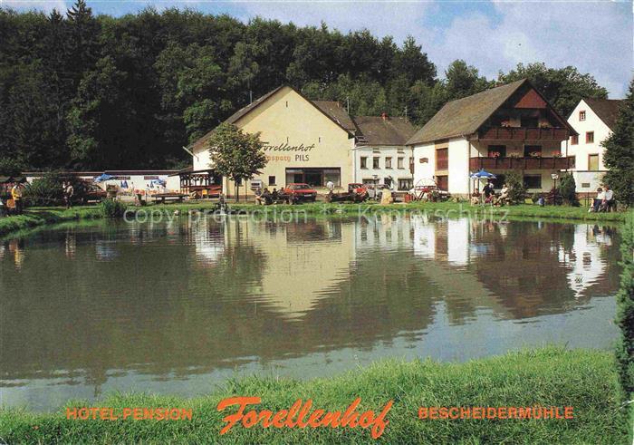 Bescheid Hermeskeil Hotel Pension Forellenhof Bescheidermuehle Forellenzucht