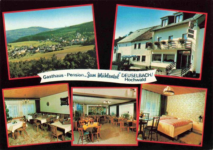 Deuselbach Bernkastel-Wittlich Rheinland-Pfalz Panorama Gasthaus Pension Zum Mue