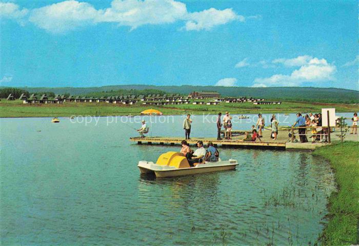 Kell See Trier Hochwald Rheinland-Pfalz Bootsanlegestelle Feriendorf Luftkurort