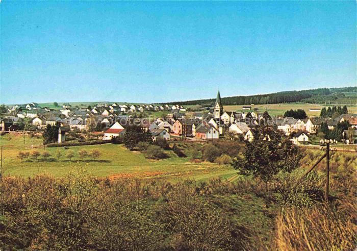Reinsfeld Hunsrueck Ortsansicht mit Kirche