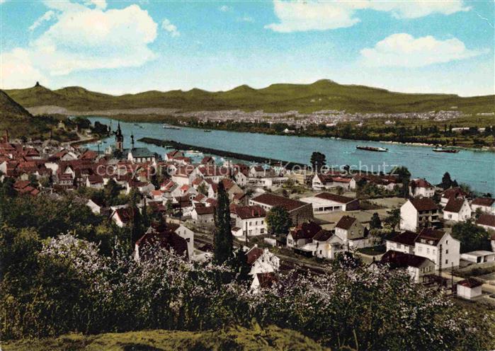 Oberwinter Rhein Remagen Panorama Blick auf den Rhein