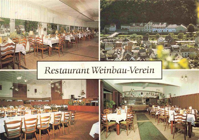 Dernau Ahr Ahrweiler Rheinland-Pfalz Restaurant Weinbau-Verein Stadtansicht Teil