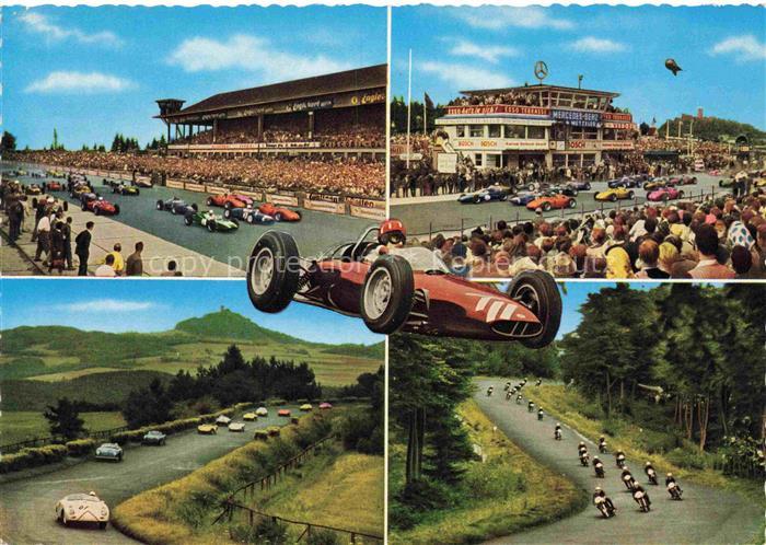 Nuerburgring Autorennstrecke Eifel Rennstrecke Rennauto Motorradrennen