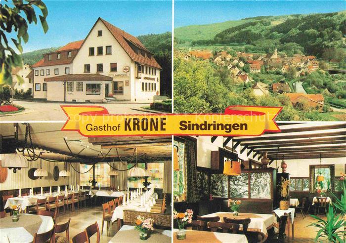Sindringen Forchtenberg Hohenlohekreis BW Panorama Gasthof Krone Restaurant