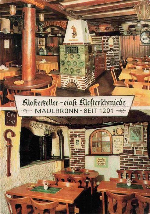 Maulbronn Klosterkeller einst Klosterschmiede Restaurant