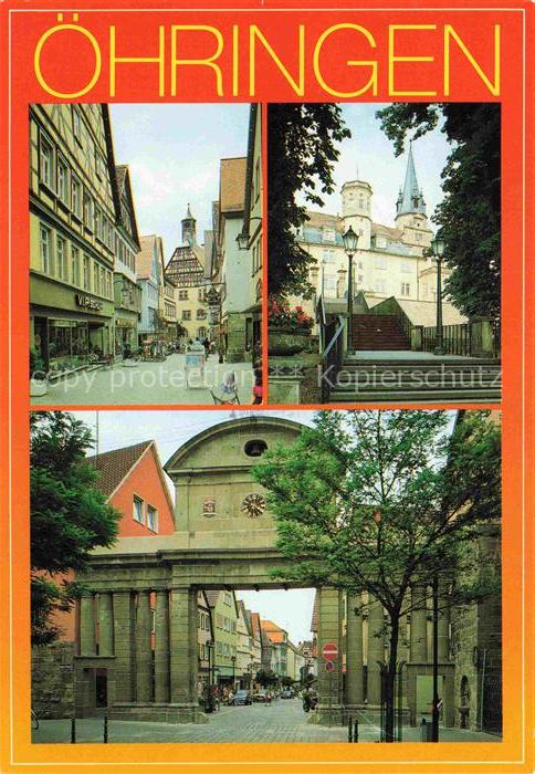 oehringen  Hohenlohe Motive Altstadt Kirche