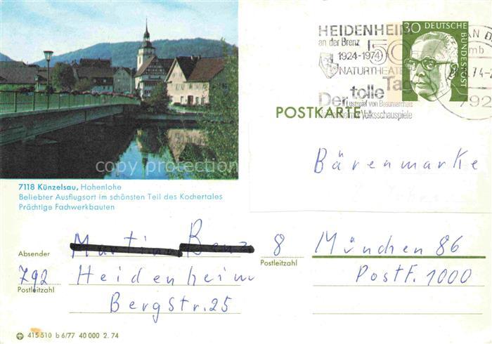 Kuenzelsau Partie am Kocher