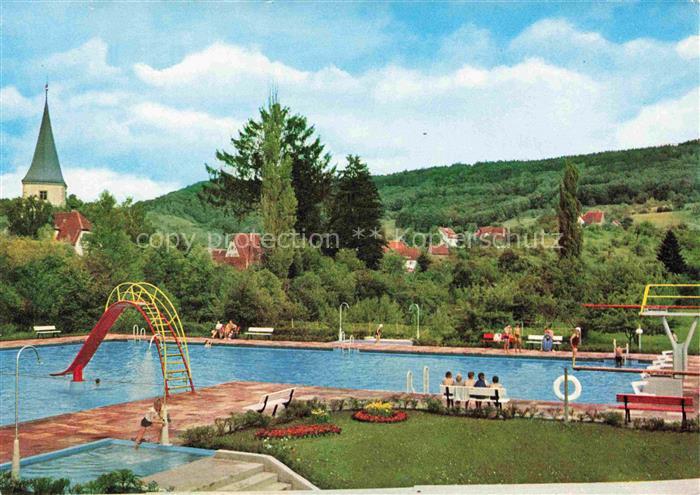 Untersteinbach Pfedelbach Hohenlohekreis BW Freibad