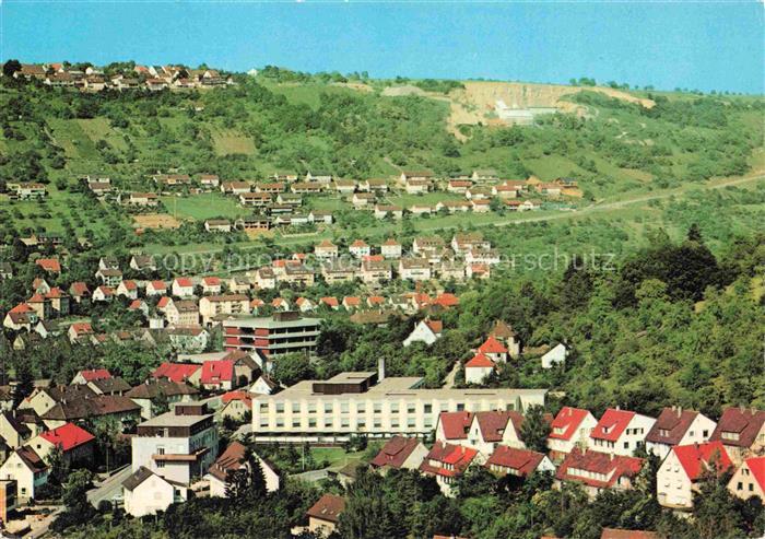 Kuenzelsau Teilansicht mit Kreiskrankenhaus