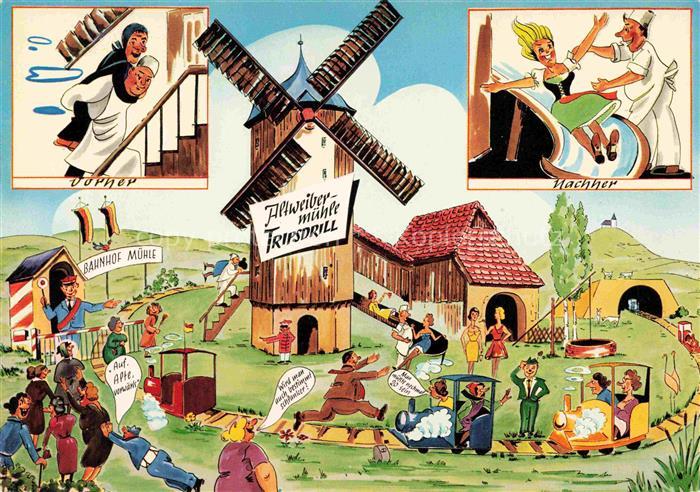 Cleebronn Altweibermuehle Tripsdrill Ausflugsort Gasthaus Tierpark Eisenbahn-Tri